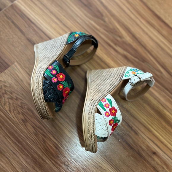 Huaraches wedge embroidered - Picture 7 of 8